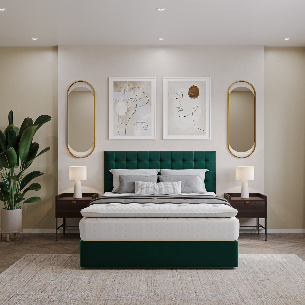 NO:1 HEADBOARDS 🇬🇧 UK - AMSTERDAM / 3'0 / 90cm