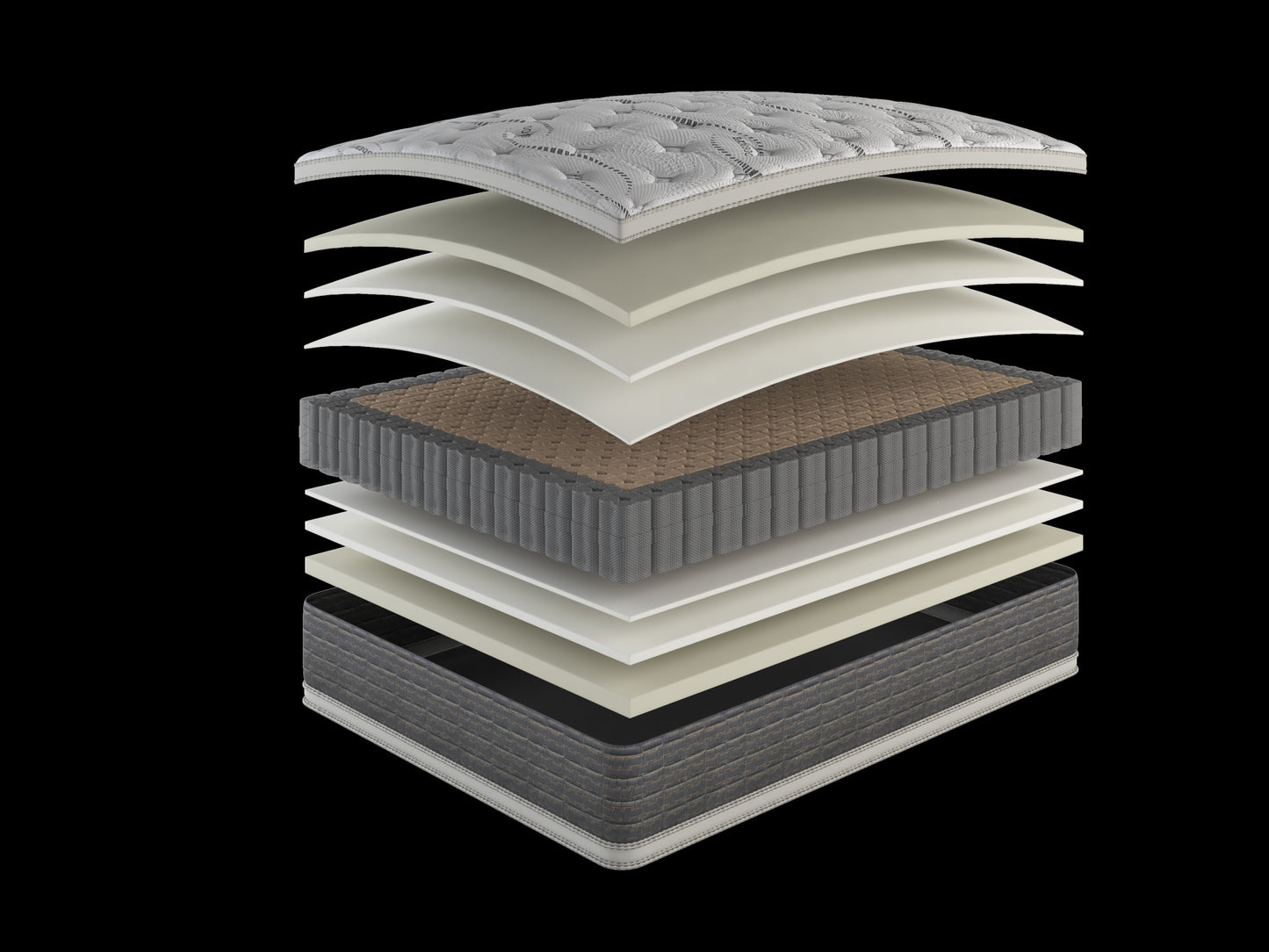 Matelas double Dream Flex à plateau-coussin double face de 14,5 po