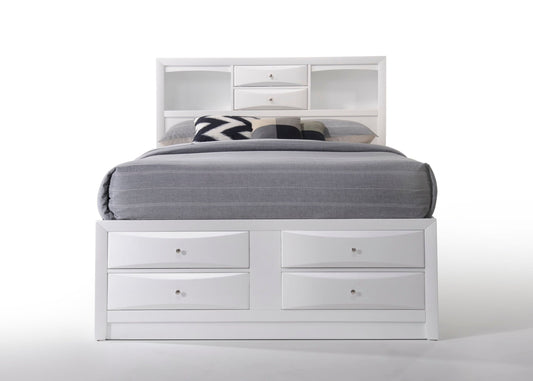 Lit Queen Size ACME Ireland en blanc 21700Q