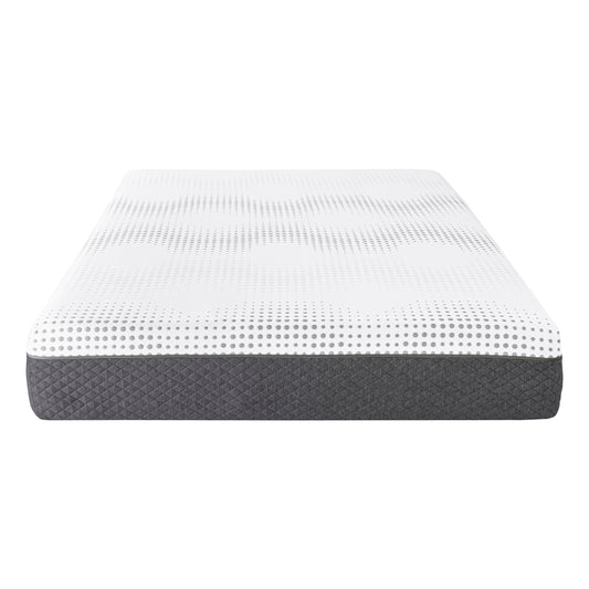 Matelas Queen 12 pouces, matelas hybride en mousse à mémoire de forme infusée de gel au thé vert, ressorts ensachés en mousse moelleuse, matelas dans une boîte, matelas confortable pour un sommeil réparateur