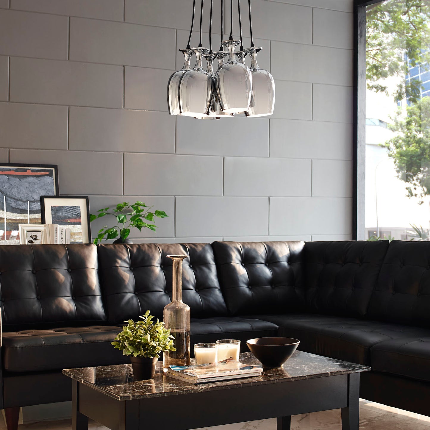 Lustre en métal Goodwill