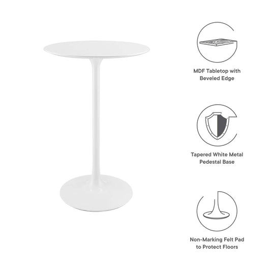 Lippa 28" Round Bar Table