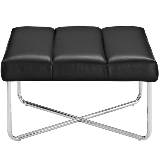 Pouf rembourré en vinyle Reach