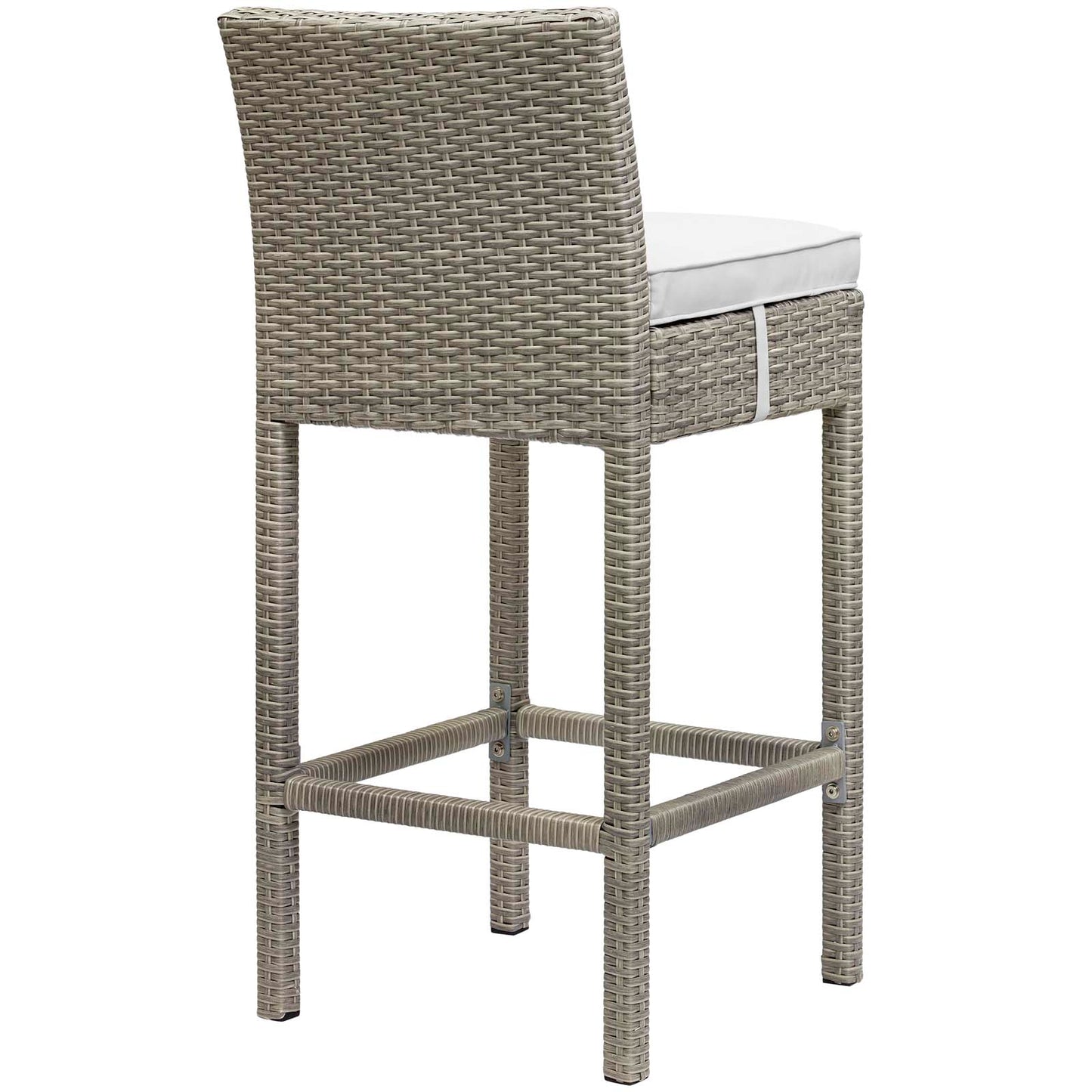 Tabouret de bar en rotin et osier pour patio extérieur Conduit