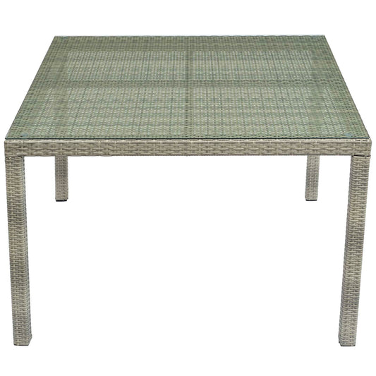 Mesa de mimbre para patio exterior cuadrada de 47" Conduit de Modway