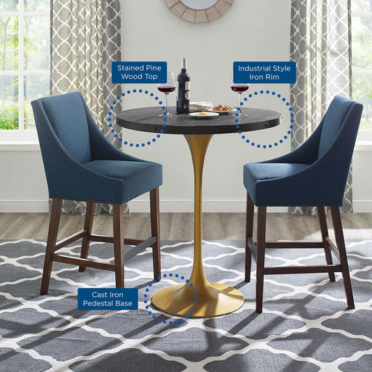 Mesa de bar Drive Wood de Modway