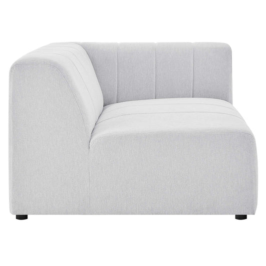 Fauteuil droit rembourré en tissu Bartlett