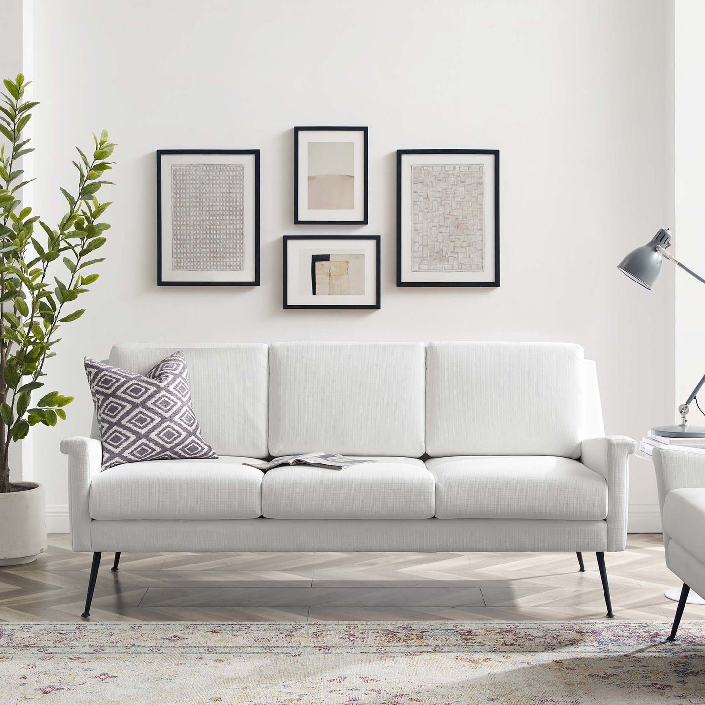 Sofá de tela Chesapeake de Modway