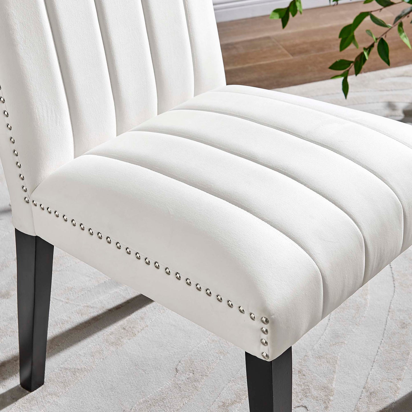 Lot de 2 chaises de salle à manger en velours Catalyst Performance