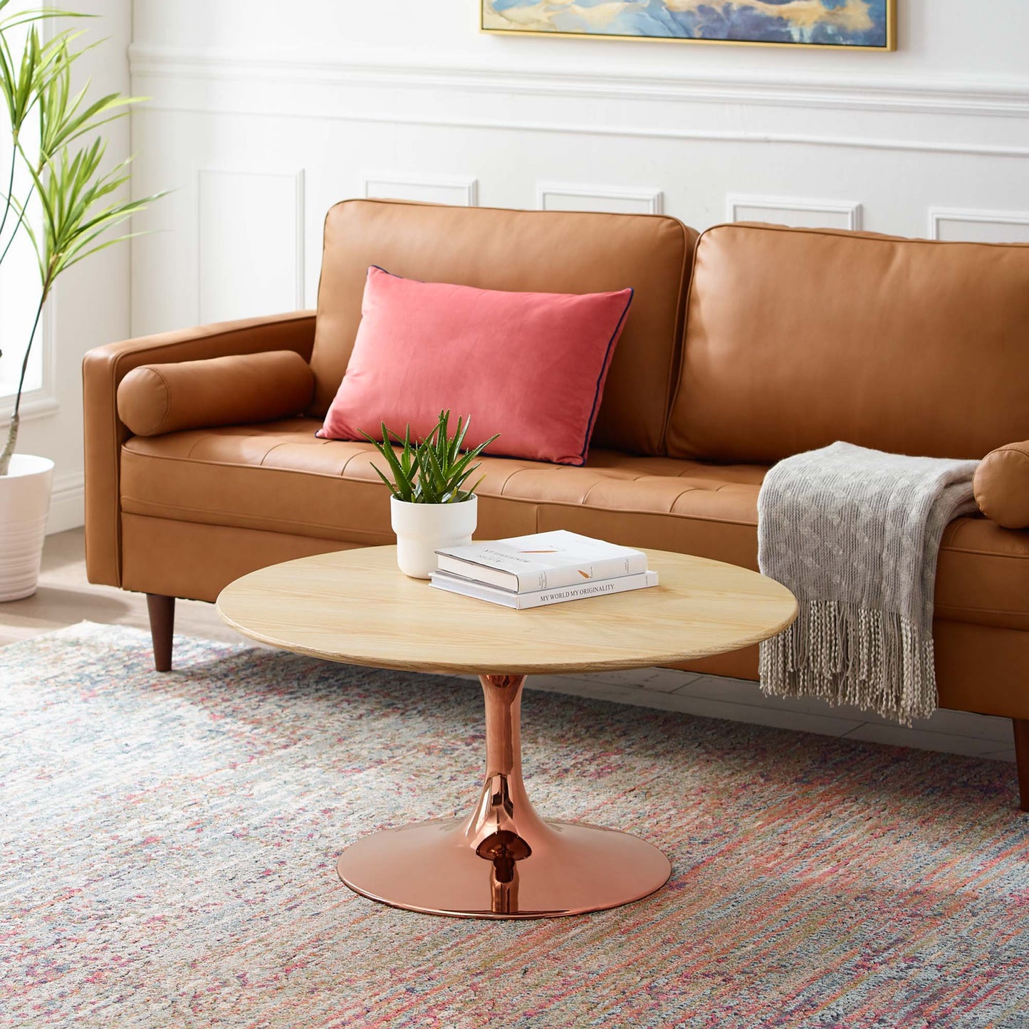 Table basse en bois Lippa 36"