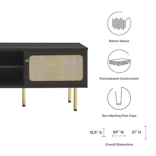 Mueble de TV Cambria de 60" de Modway