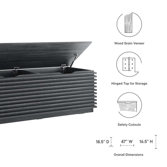 Banco de almacenamiento Render de Modway