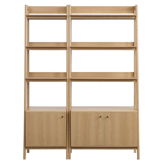 Bixby Wood Bookshelves Set of 2