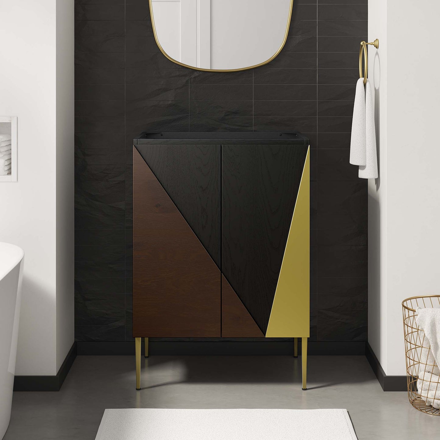 Mueble de baño Alchemist de 24" (lavabo no incluido) de Modway