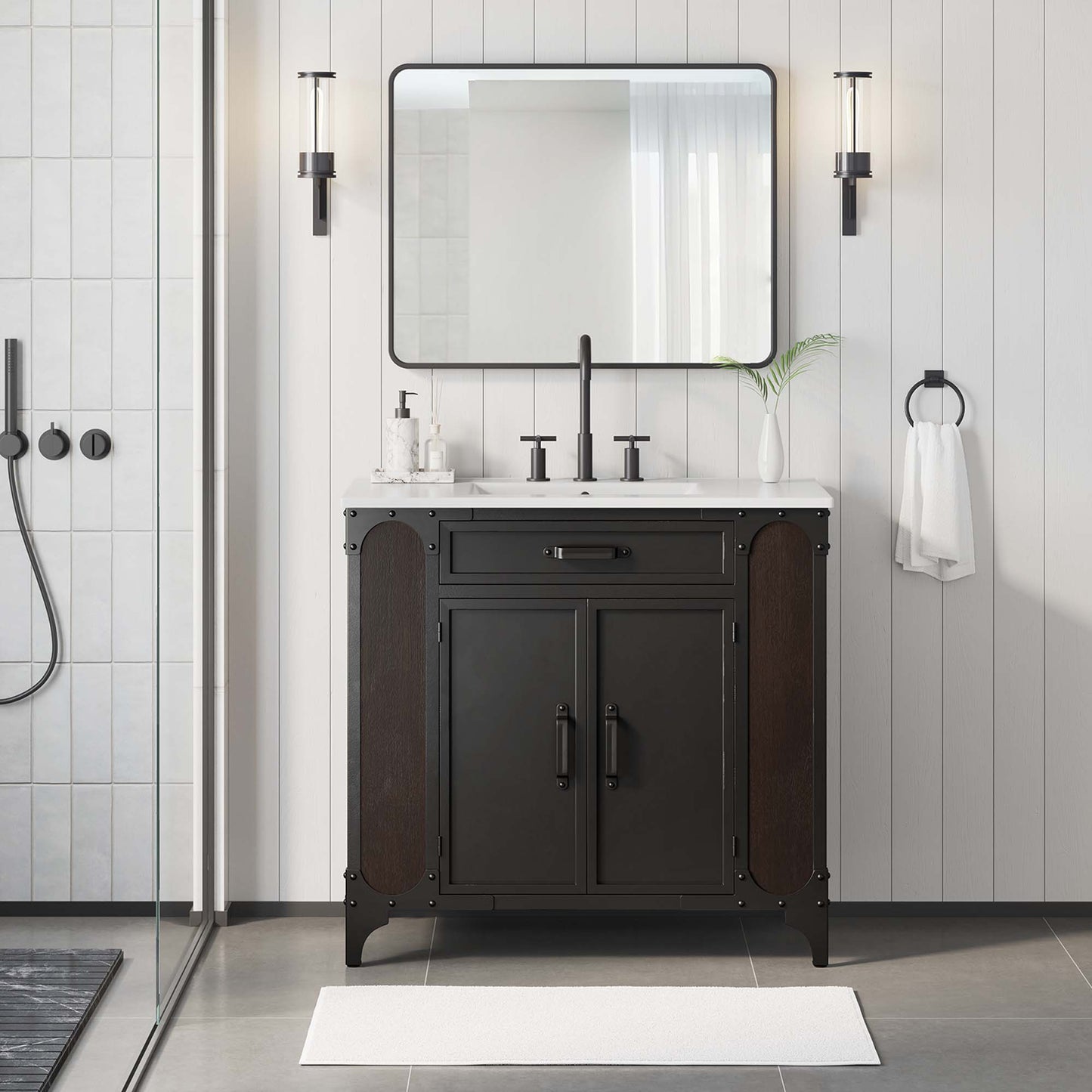 Tocador de baño Steamforge de 36" de Modway