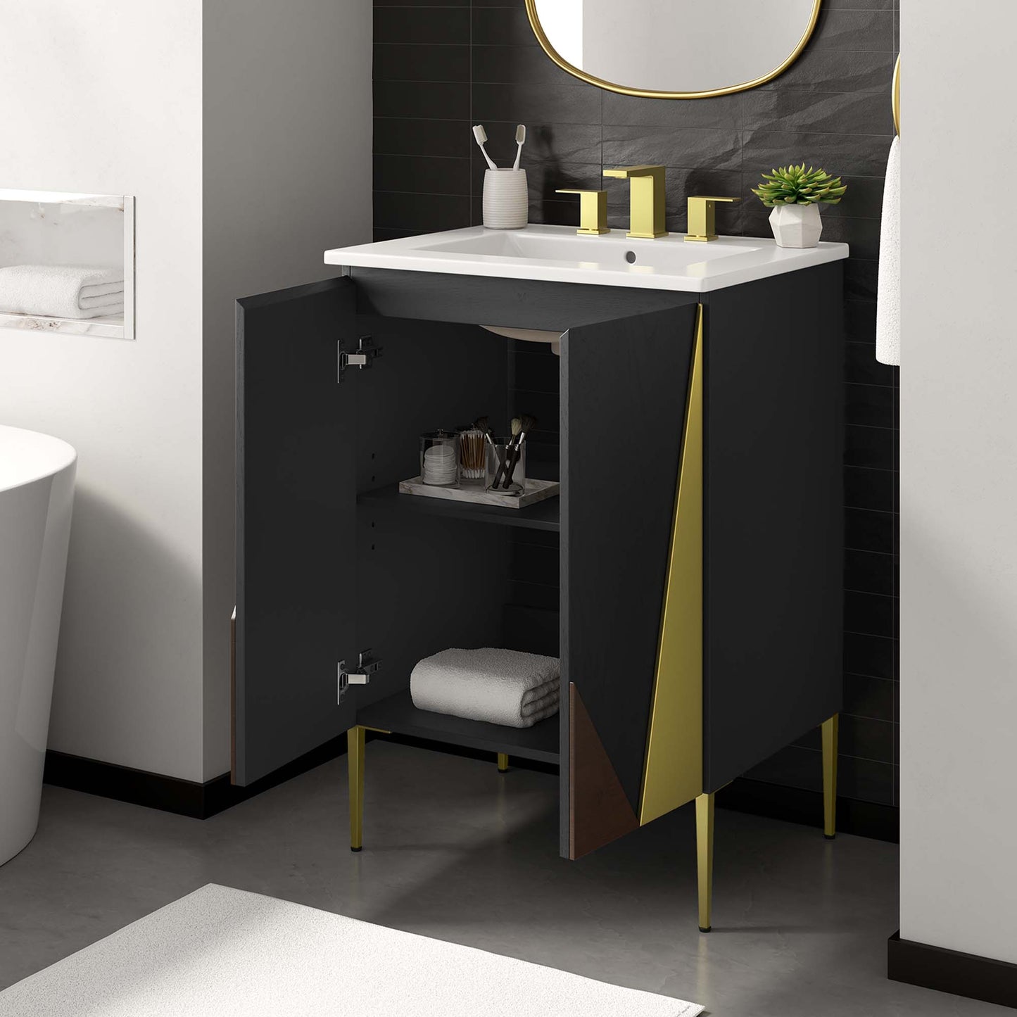 Mueble de baño Alchemist de 24" de Modway