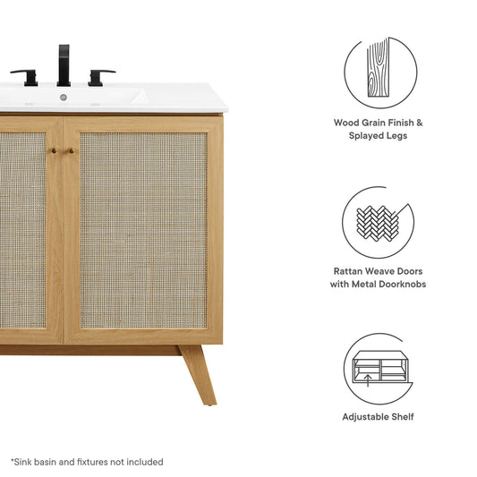 Soma 36” Bathroom Vanity Cabinet (Sink Basin Not Included)