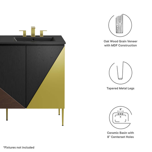 Meuble-lavabo double Alchemist de 48 po