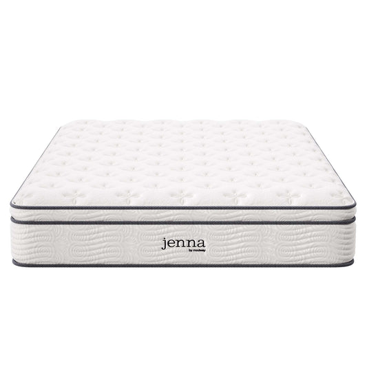 Colchón Jenna de 12" con resortes internos y espuma tamaño king de Modway