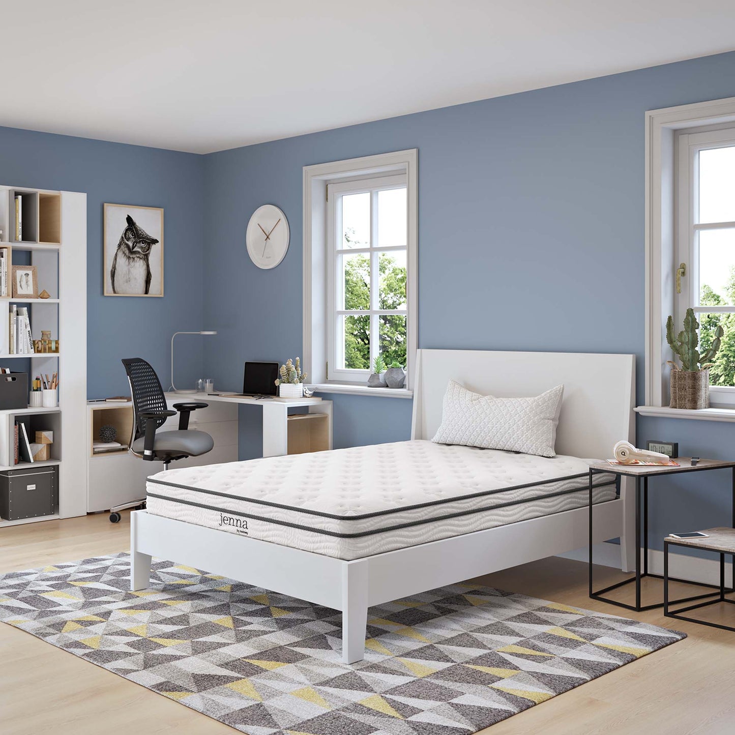 Colchón Jenna de 6" con resortes internos y espuma de Modway