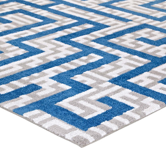 Nahia Geometric Maze 8x10 Area Rug