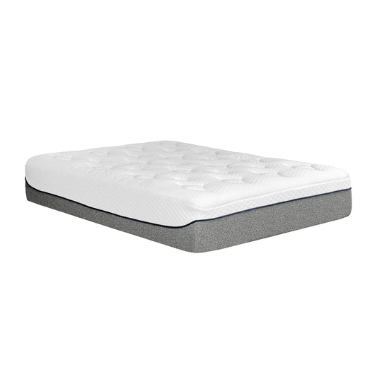 Matelas en mousse viscoélastique ultra moelleux de 13 po, format king size, avec housse jacquard double épaisseur.