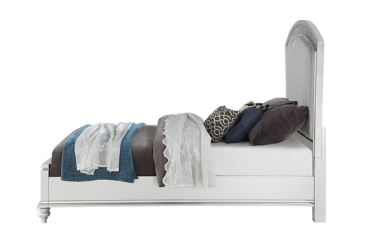 Lit Queen ACME Maverick, tissu et platine (1 ensemble/3 unités) 21800Q