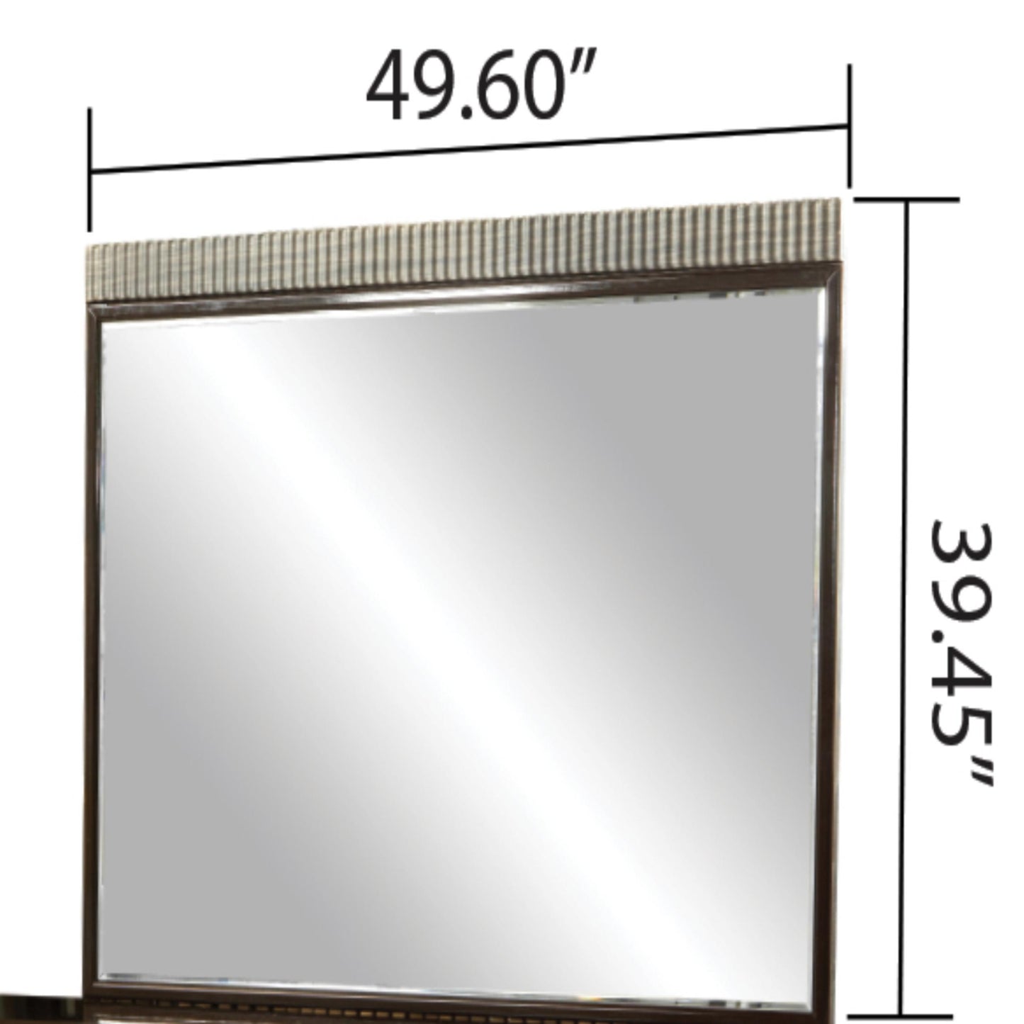 Ensemble de chambre à coucher king size de style moderne 4 pièces en bois marron