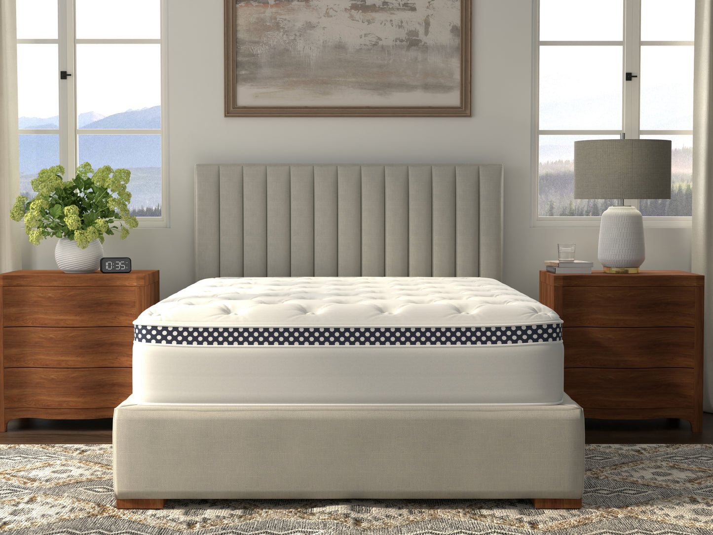 Wink Luxury Firm 13.5" Queen Eurotop mattress designed to exceed the performance of fine hotels