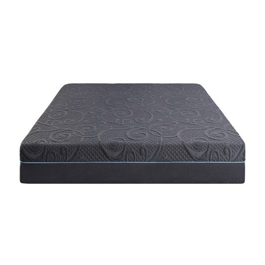 11-inch Full Size Bed Mattress Gel-Infused Memory Foam Hybrid Mattress, Dark Gray, Mattress in a Box