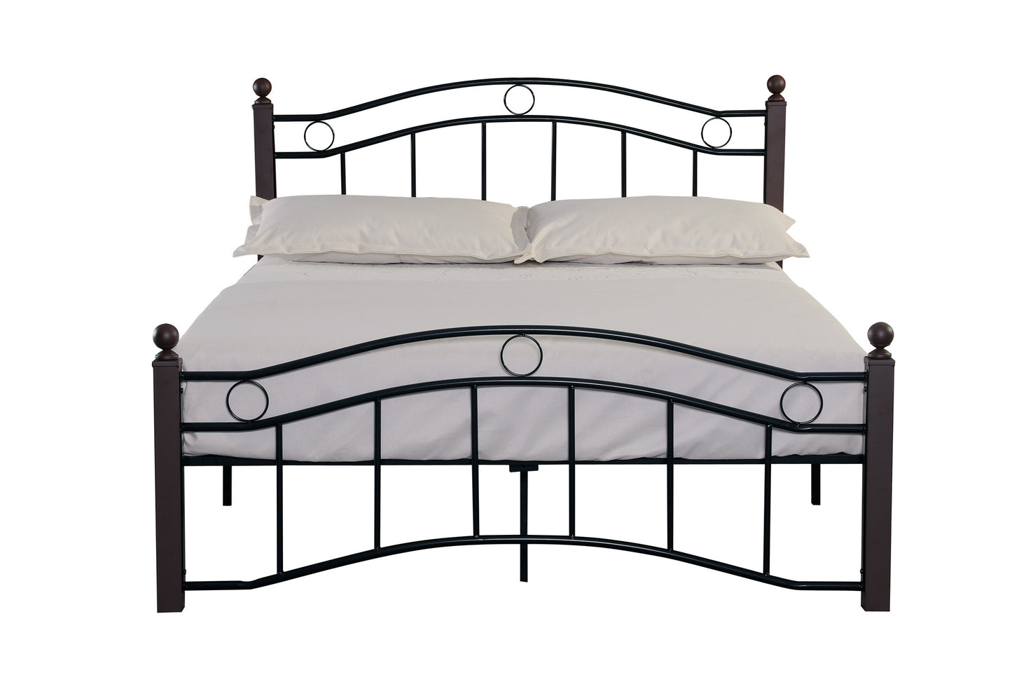 Full Size Metal Bed Frame with Headboard and Footboard