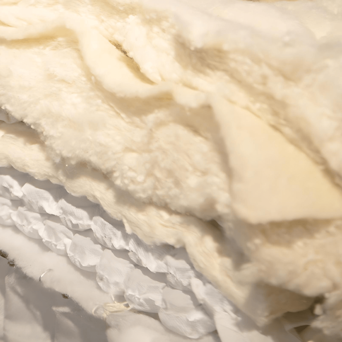 Natural organic mattress fillers used in traditional crafting