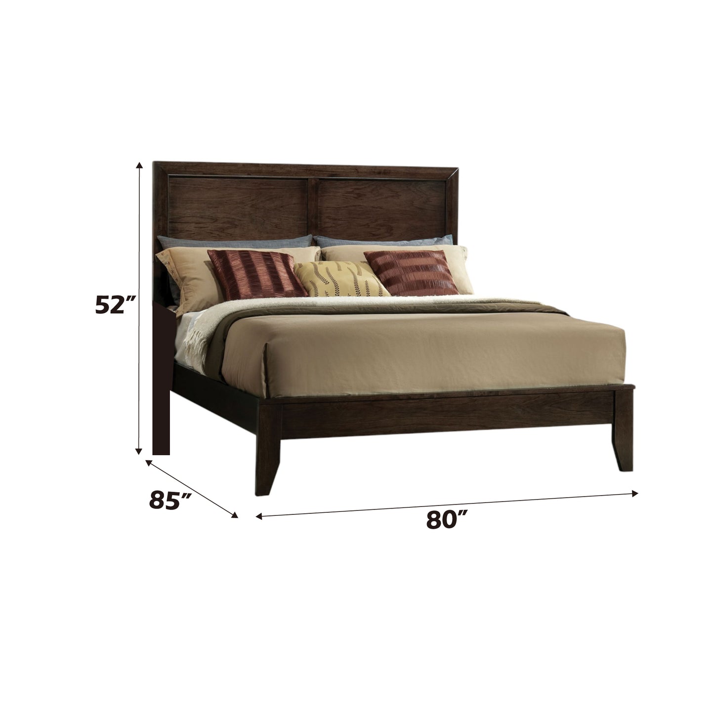 ACME Madison Eastern King Bed in Espresso 19567EK