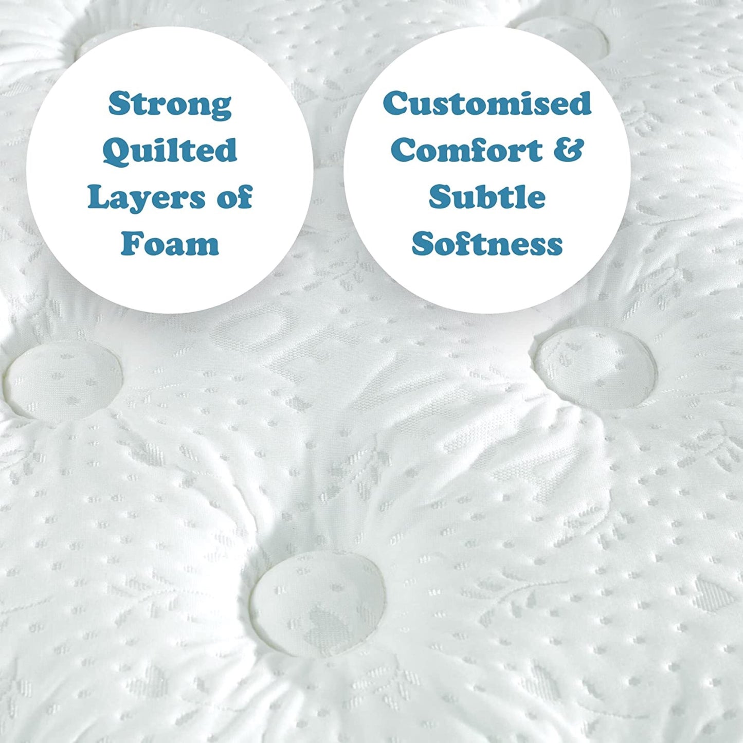 KING SIZE- 9-inch Excellence - Medium Tight-Top Hybrid Aloe Vera Foam Encased Pocket Coil Mattress