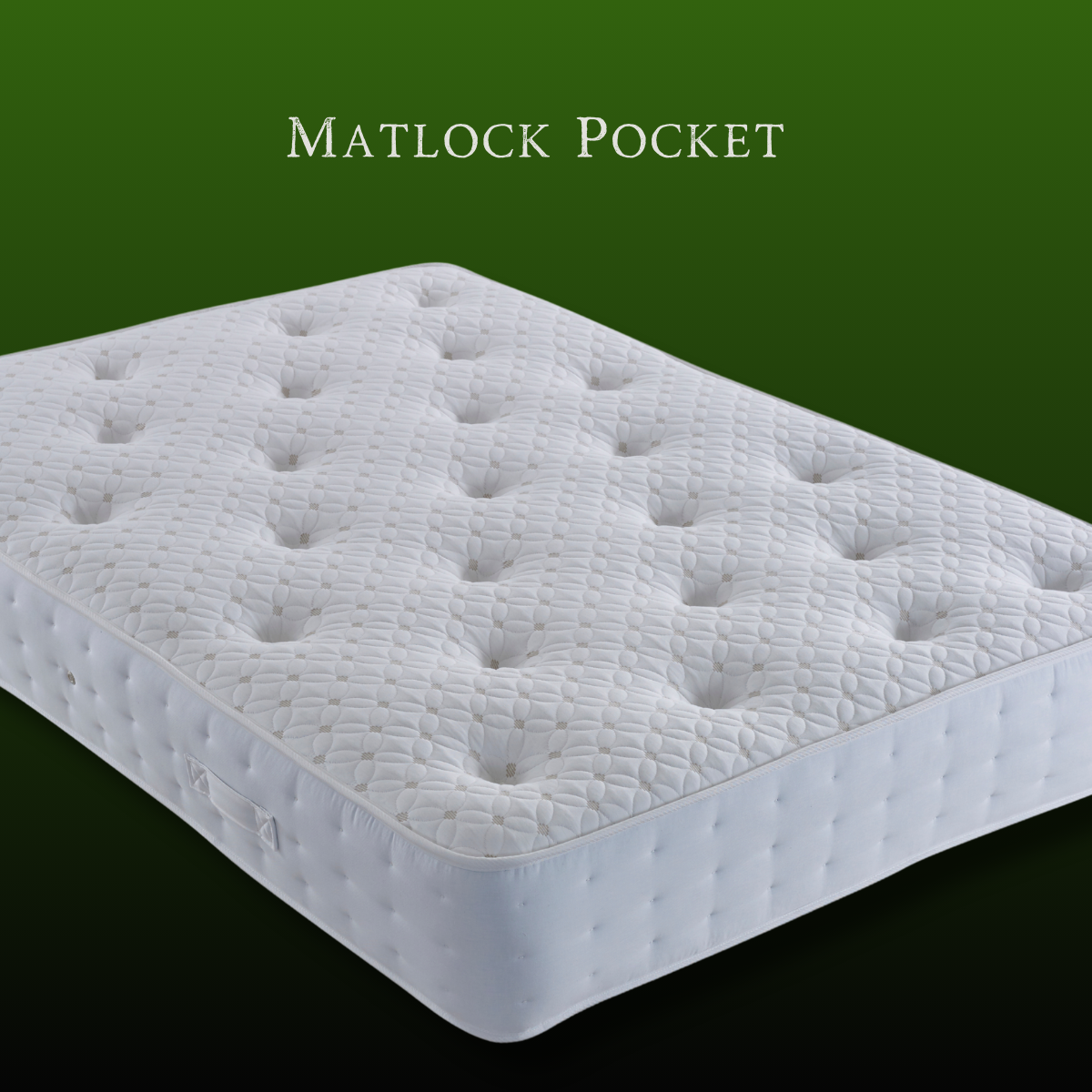 NO:3 MATTRESSES  🇬🇧  UK - EVESHAM ( Damask-Tufted ) / 3'0 / 90 x 190cm  SINGLE / SOFT 1000 POCKET