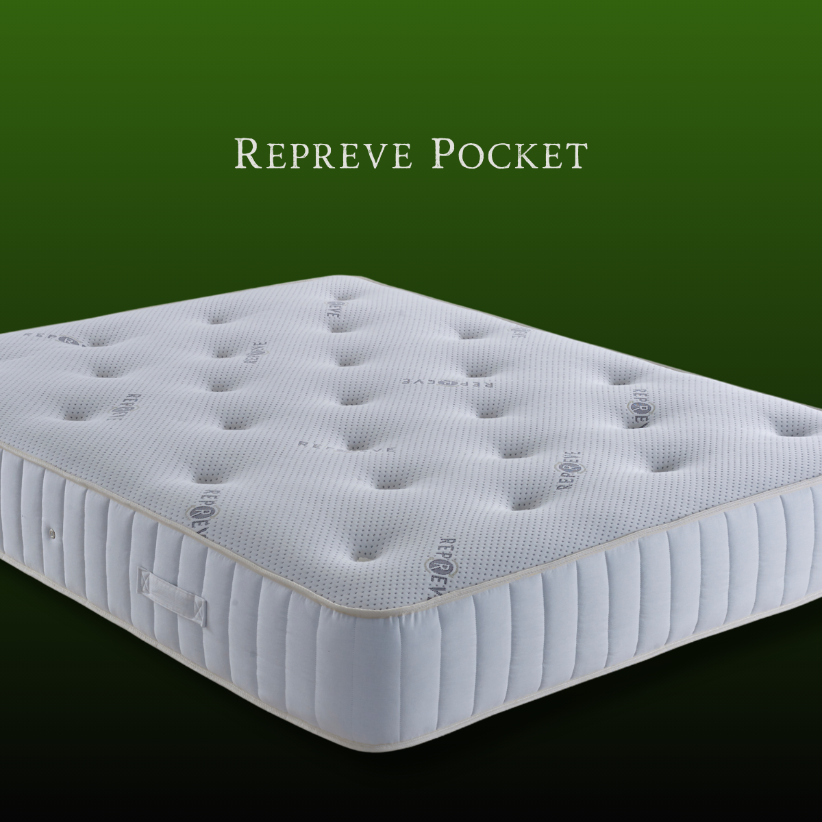 NO:3 MATTRESSES  🇬🇧  UK - EVESHAM ( Damask-Tufted ) / 3'0 / 90 x 190cm  SINGLE / SOFT 1000 POCKET