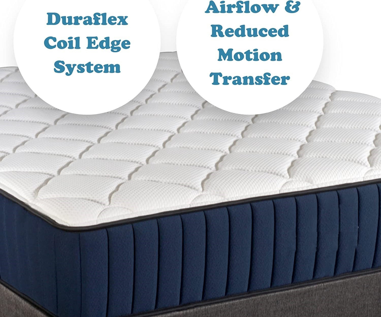 QUEEN SIZE- Serenity 12" Medium Tight-Top Cooling Gel Memory Edge Support Pocket Spring Premium Hybrid Mattress