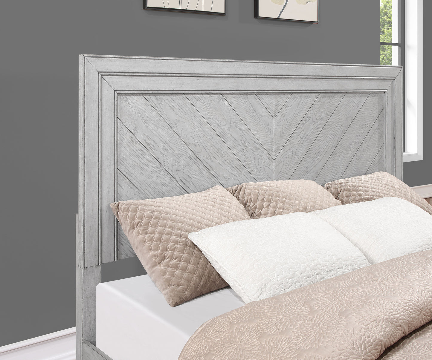 Montana - King Bed - Gray