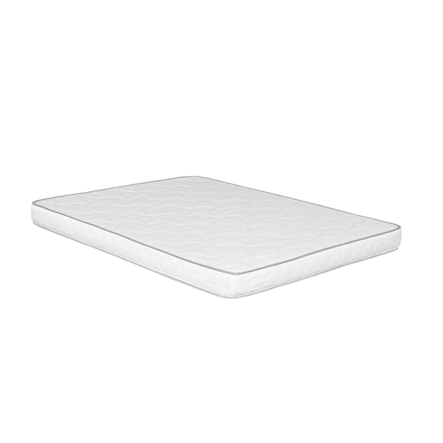 6 in. Firm Foam Bed in a Box Mattress, Full Size Reversible Foam Mattress, White