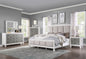 ACME Katia CK BED Light Gray Linen, Rustic Gray & Weathered White Finish BD00658CK