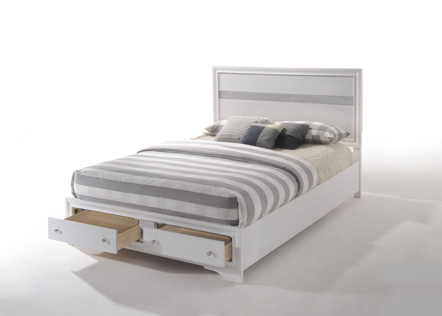 ACME Naima Queen Bed in White 25770Q