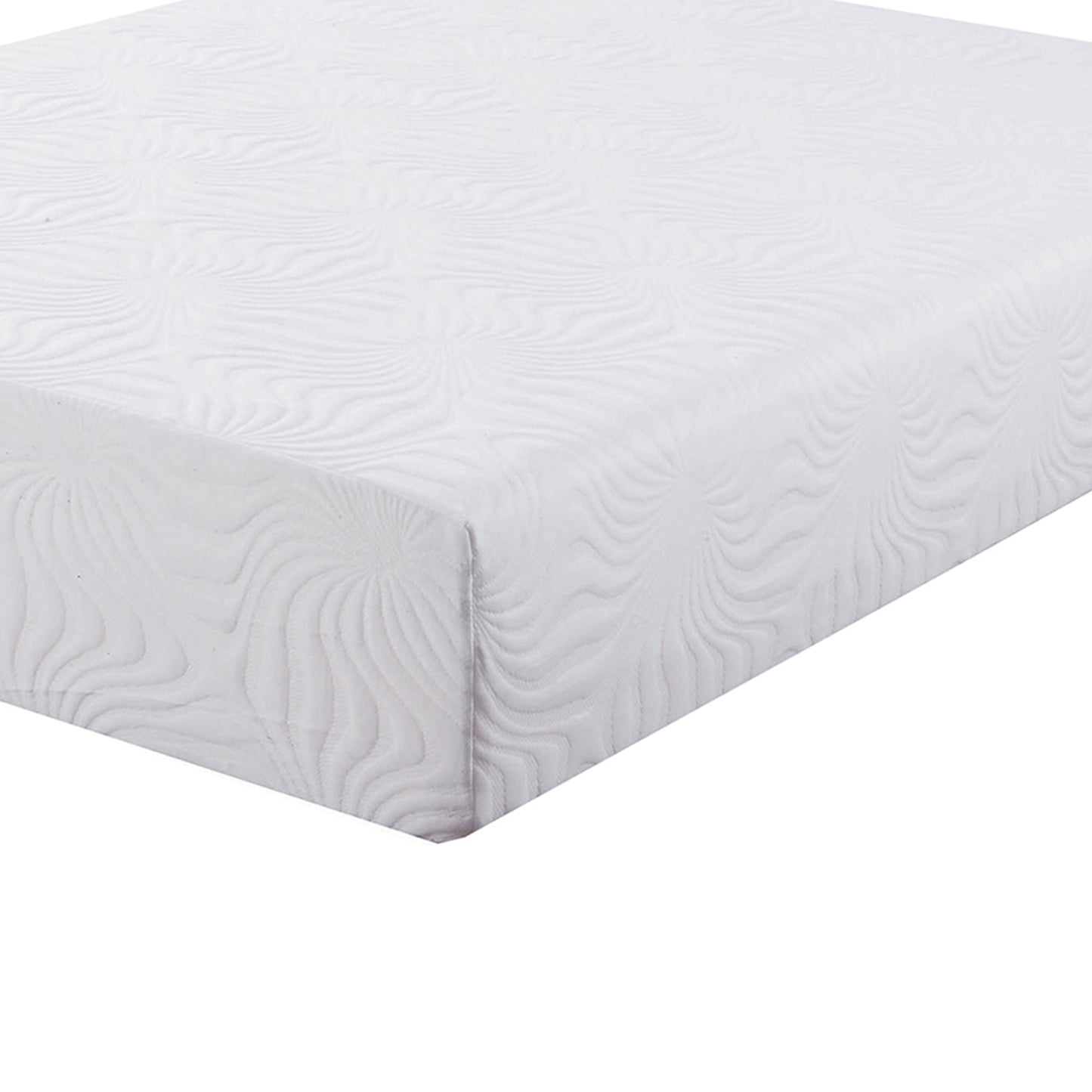 Eastern King Size Mattress with High Density Memory Foam, White