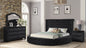 Queen 4 Pc Bedroom Set Made With Wood In Black Color