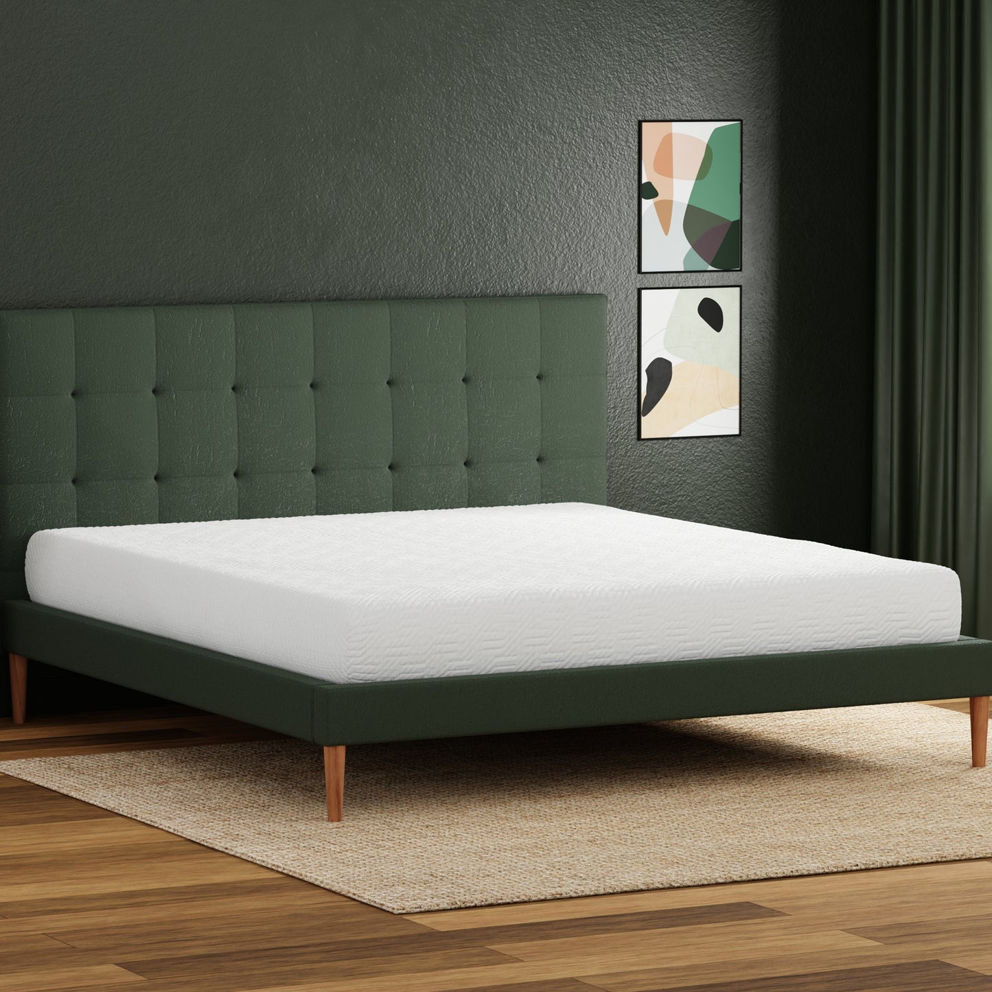 8" Essentials Gel-Infused Memory Foam Mattress Twin Long