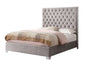 Wallace & Bay Artet Gray Queen Upholstered Bed