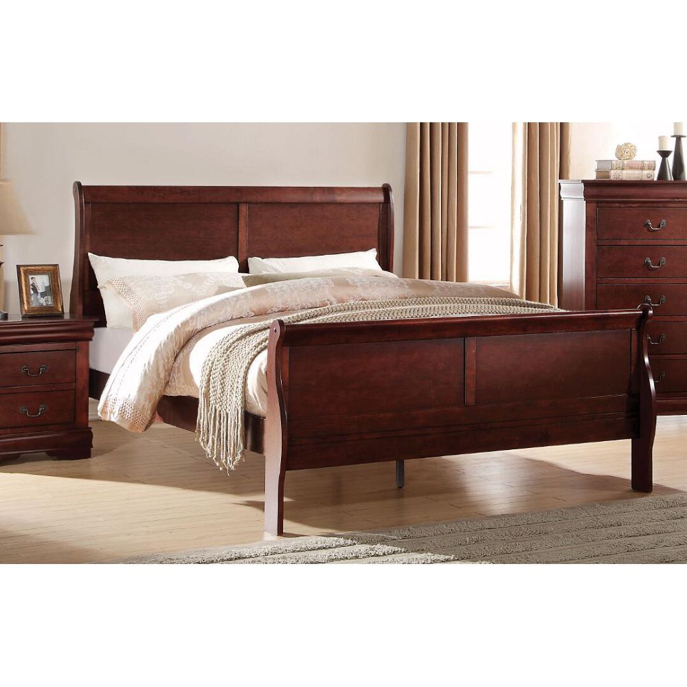 ACME Louis Philippe Queen Bed in Cherry 23750Q