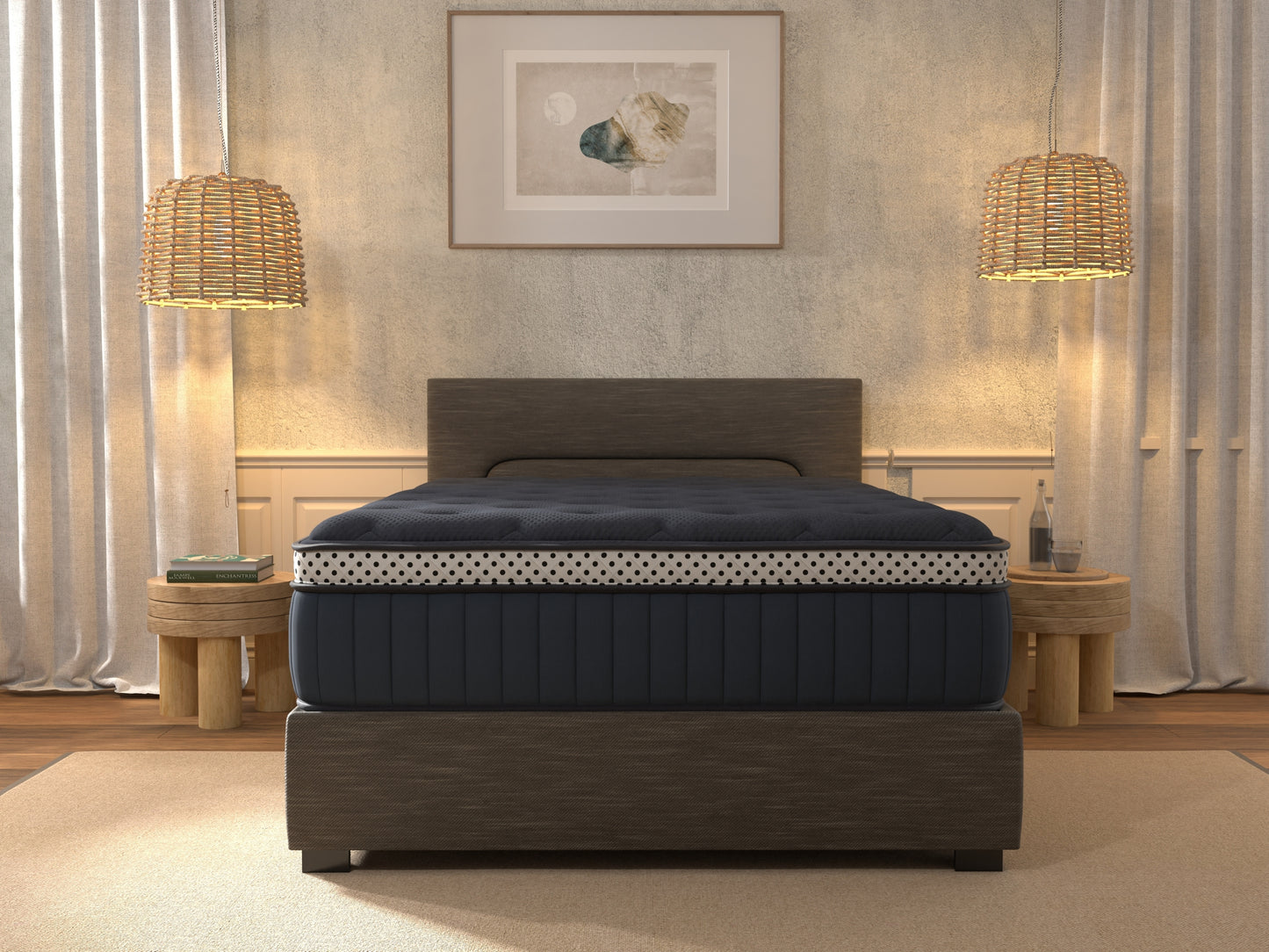 Wink Blue 15" Box Top Cal King Mattress