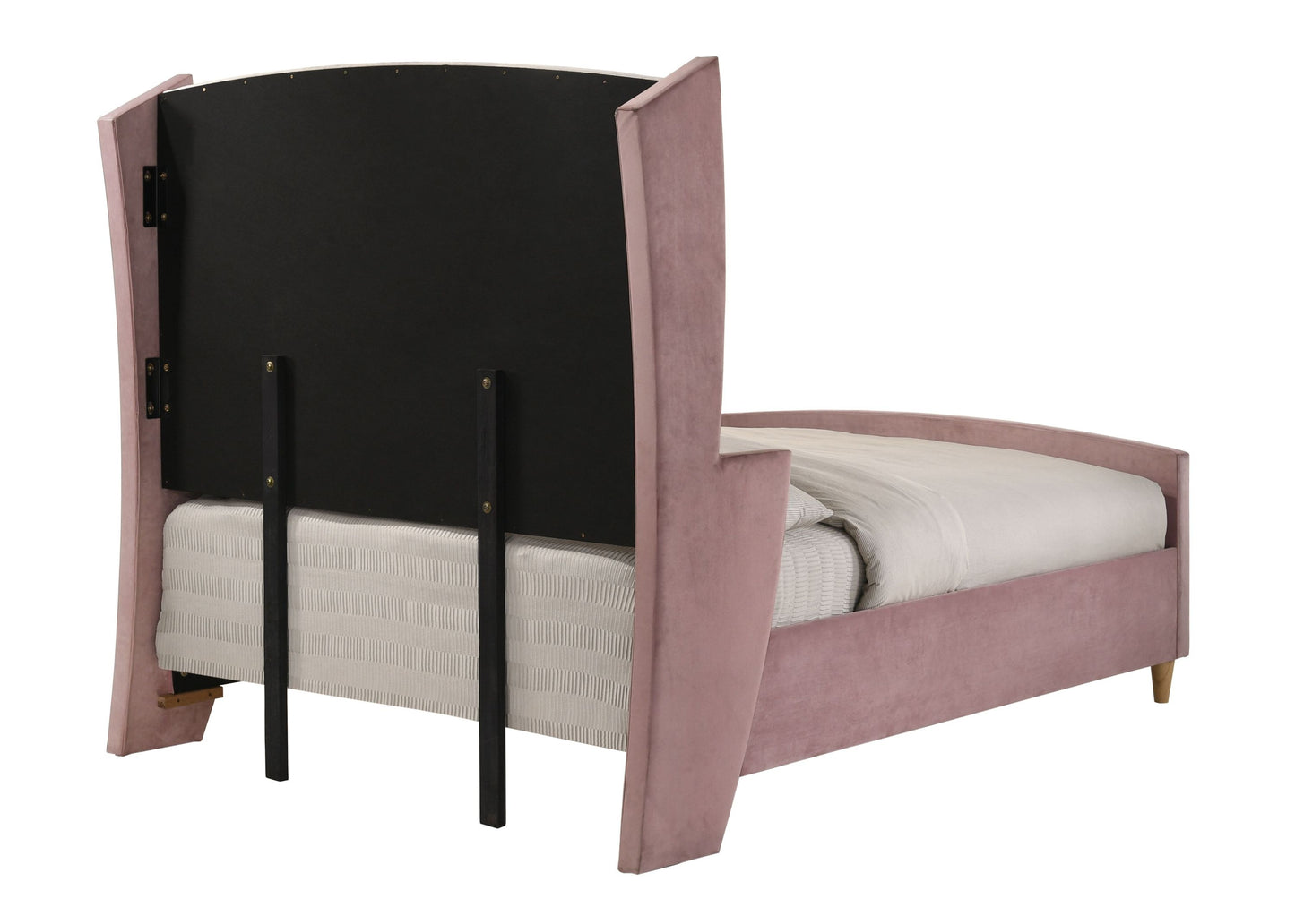 ACME Salonia Queen Bed, Pink Velvet BD01183Q