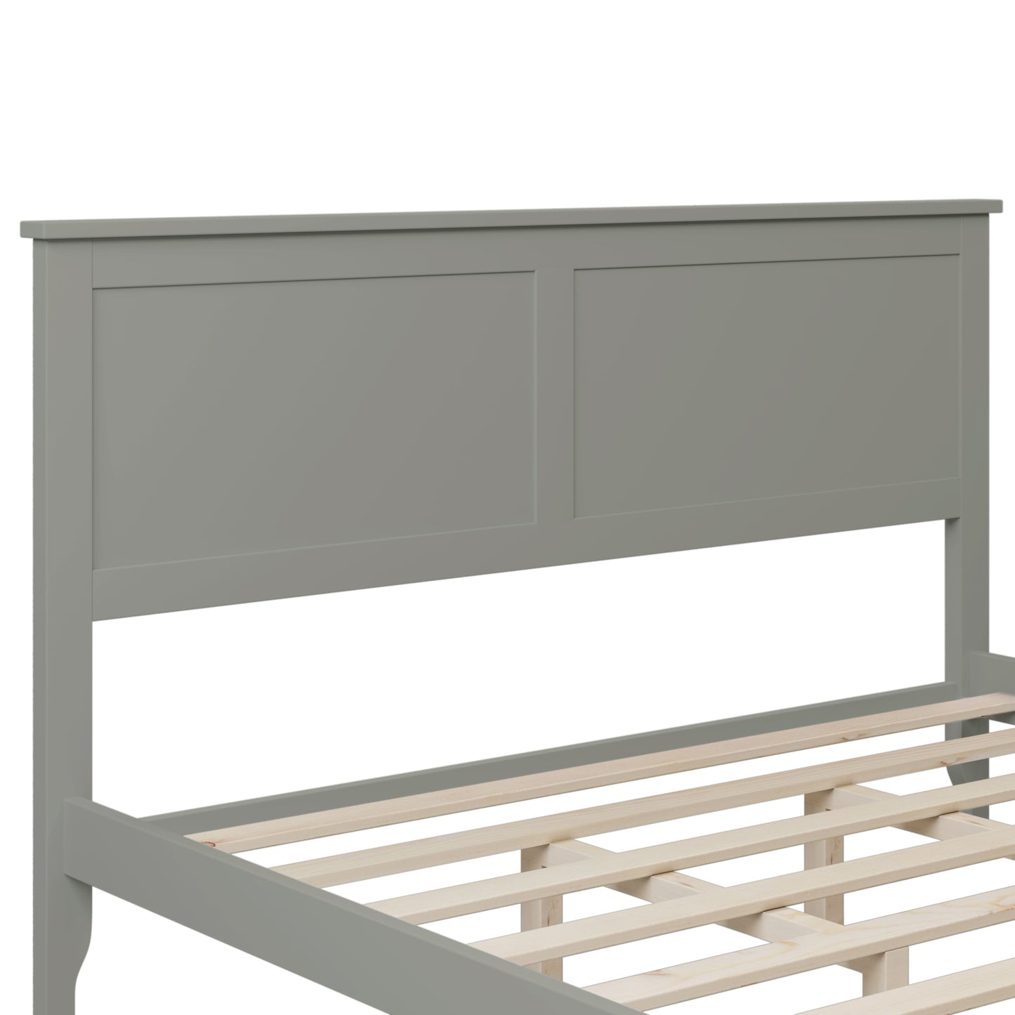 Modern Gray Solid Wood Queen Platform Bed(old sku:WF283525AAE)