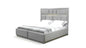 Modern Style King Bed Made with Wood in Gray